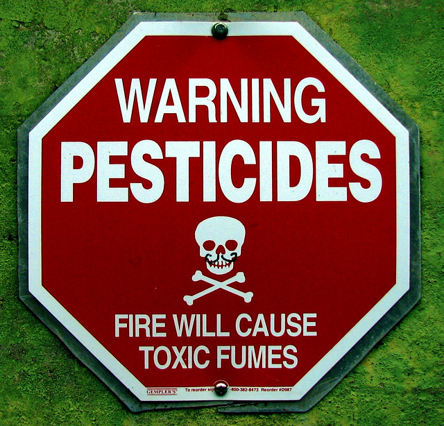 Warning Pesticides