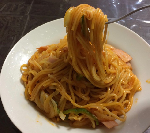 The Naples tongue spaghetti