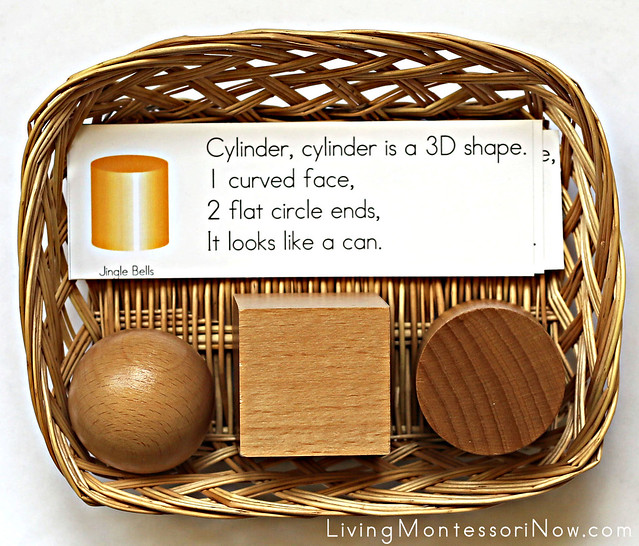Sphere, Cube, and Cylinder Song Basket