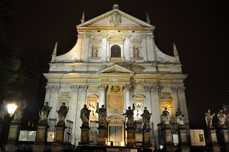 KRAKÓW - Plac św. Marii Magdaleny - Kościół Świętych Apostołów Piotra i Pawła