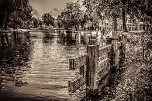 autumn holland haarlem water netherlands monochrome sepia canon wow eos mono europe herfst nederland wideangle handheld dslr toned hdr lightroom uwa wideanglelens ultrawideangle tonemapped photomatixpro 100d 1018mm mcquaidephotography