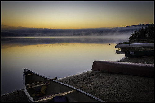 camping orange lake beach sunrise canoe algonquinpark tworivers