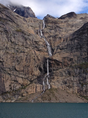 Greenland Prince Christian Sound waterfall