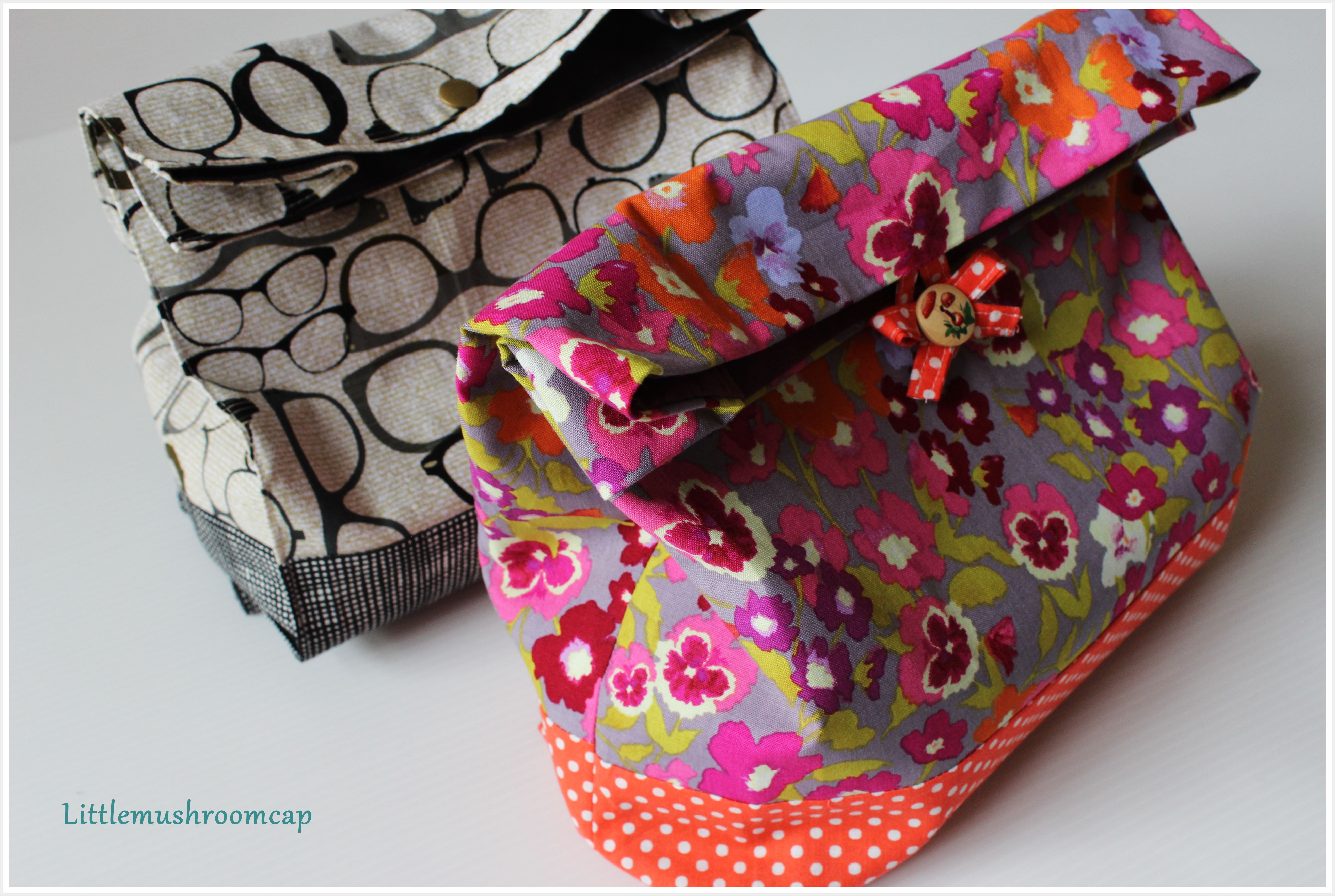 Lunch bag - geeky and spring