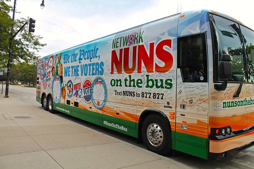 The Nuns on the Bus Voter Registration Project