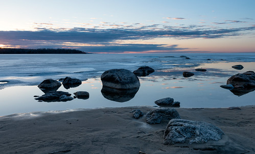 awenda provincial park ontario canada sunset landscape nature lake water rocky beach tiny ca