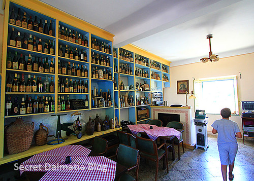 Interior - sort of a museum of wines