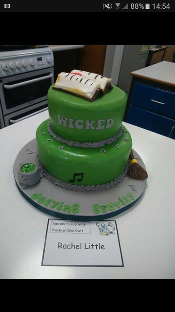Wicked Musical Cake by Rachel Little of Little Goodies