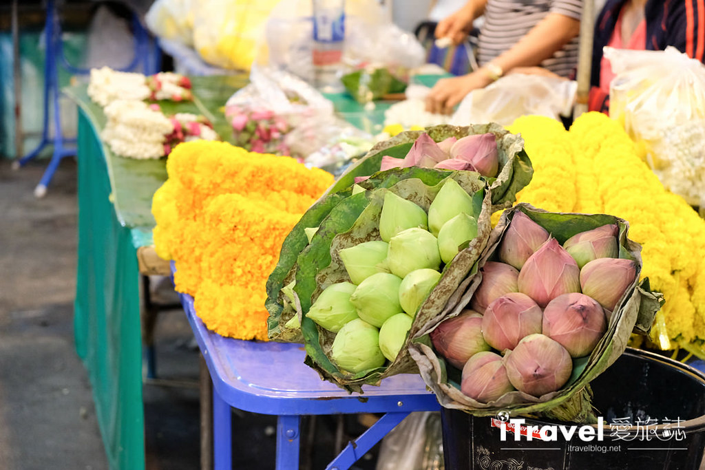 曼谷帕空花市 Pak Khlong Talat Flower Market (32)