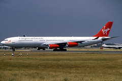 Virgin Atlantic A340-311 G-VSKY LHR 12/08/1995