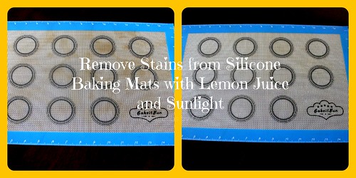 silicone baking mat stain remover tip