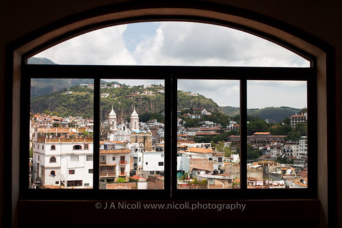old city travel sky white house building window latinamerica architecture america vintage mexico town cityscape village view country colonial landmark mexican latin housing latino taxco scenics attraction guerrero santapriscachurch guerrerohistoric