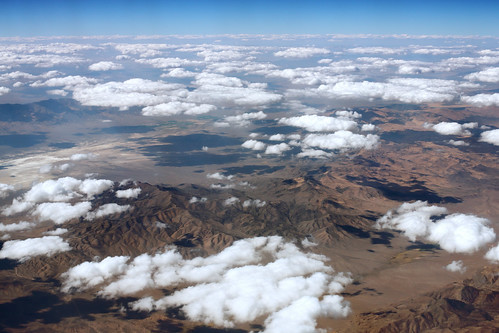 mountains clouds desert nevada aerial imlay