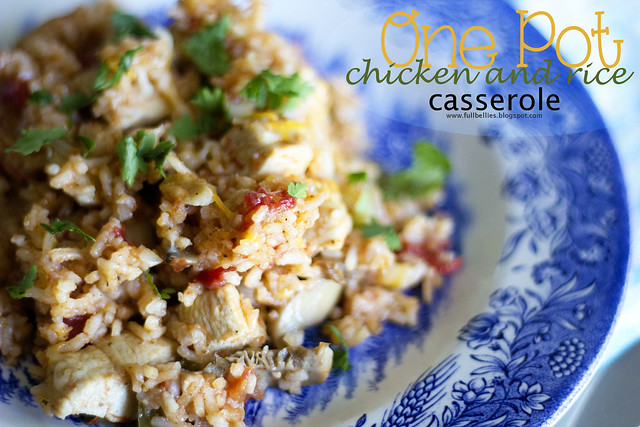 One Pot Chicken and Rice Casserole