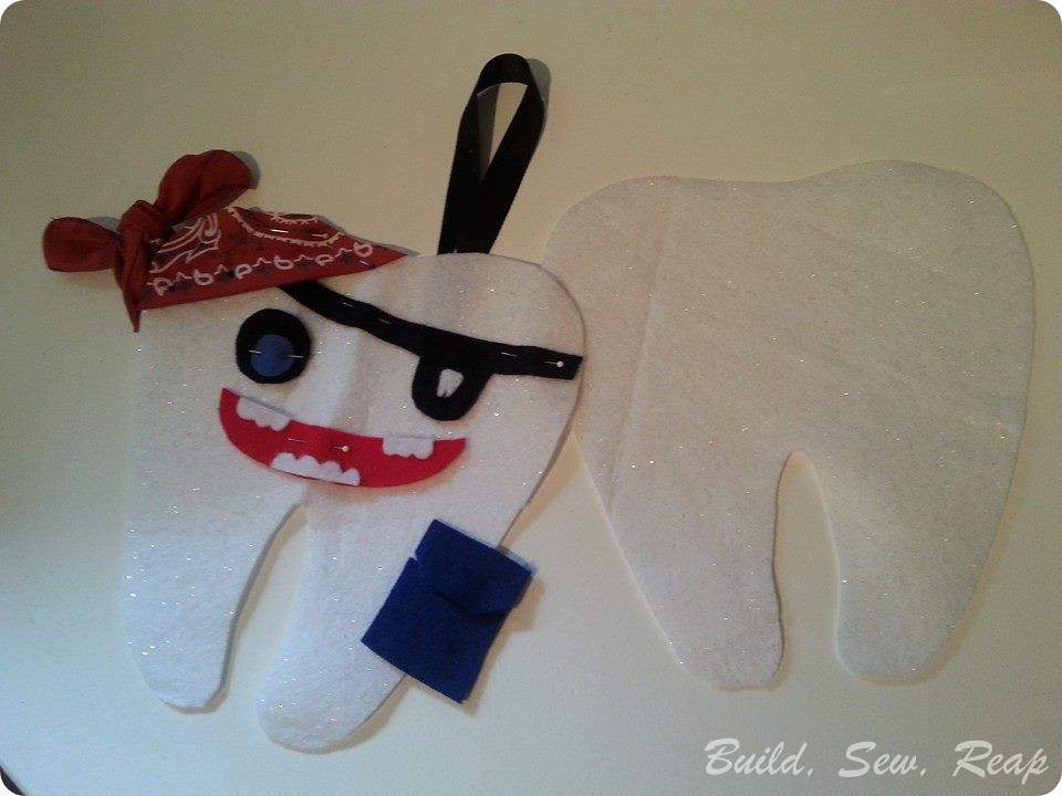 Pirate Tooth Fairy Pillow