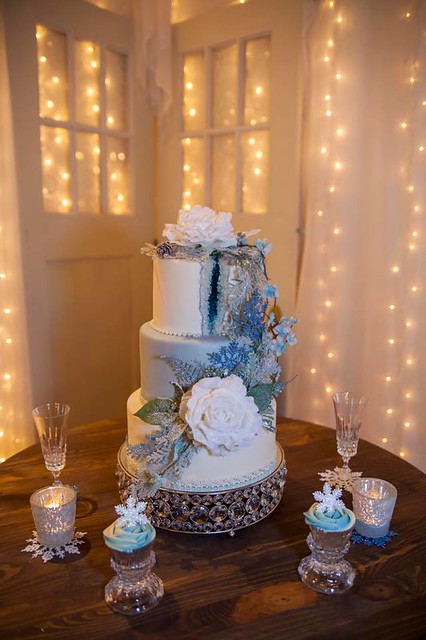 Winter Wonderland Wedding Cake by Sweet Delights