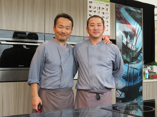 Yoshinori Ishii & his colleague from Umu restaurant