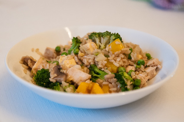 quick and easy chicken fried rice