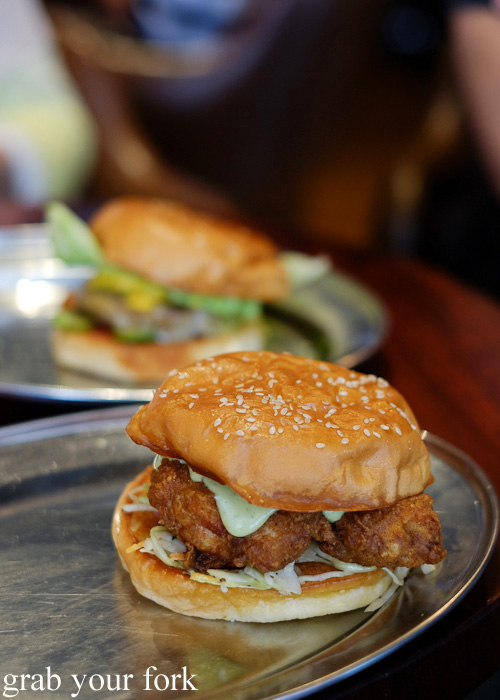 The Clair burger at Huxtaburger, Collingwood