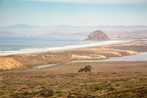ocean california statepark seascape landscape coast harbor pacific dunes lososos estuary shore morrobay morrorock montañadeoro