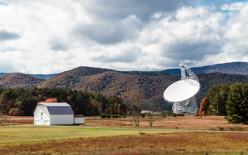 autumn trees fall nature canon unitedstates dish shed science wv westvirginia 7d receiver airstrip nas radiotelescope greenbank gbt arbovale