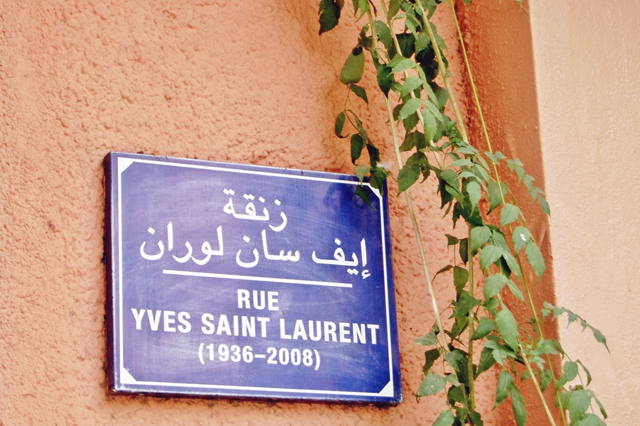 Rue Yves Saint Laurent