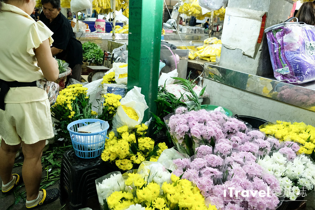曼谷帕空花市 Pak Khlong Talat Flower Market (23)